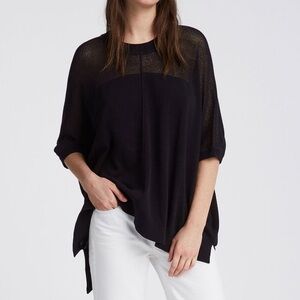Allsaints Blois Knit Tee Oversized Contemporary Batwing Sleeves Chic Small